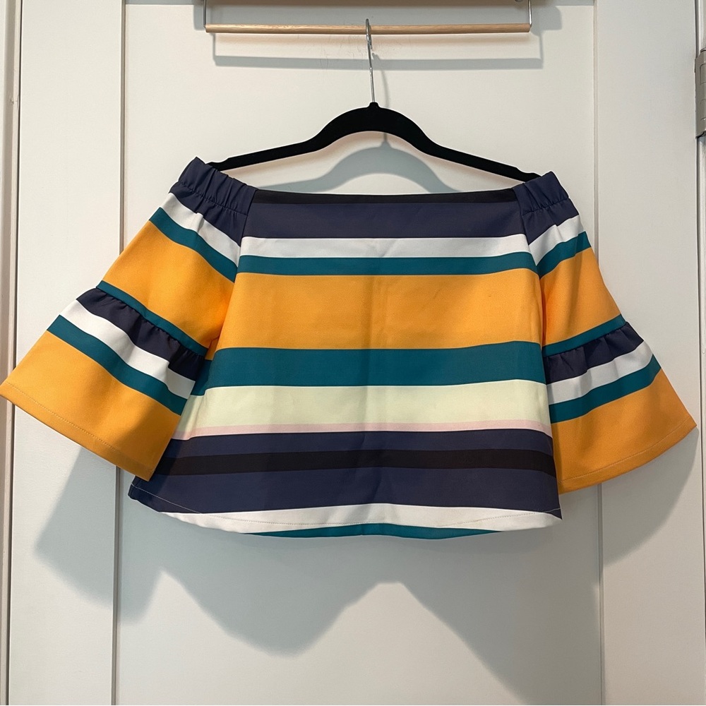 Striped Off Shoulder Top